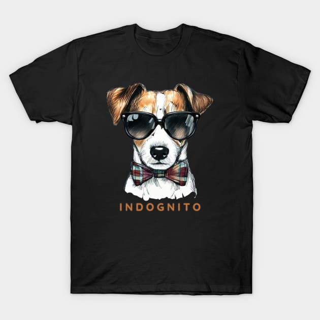 Jack Russell Terrier Indognito T-Shirt by ZogDog Pro